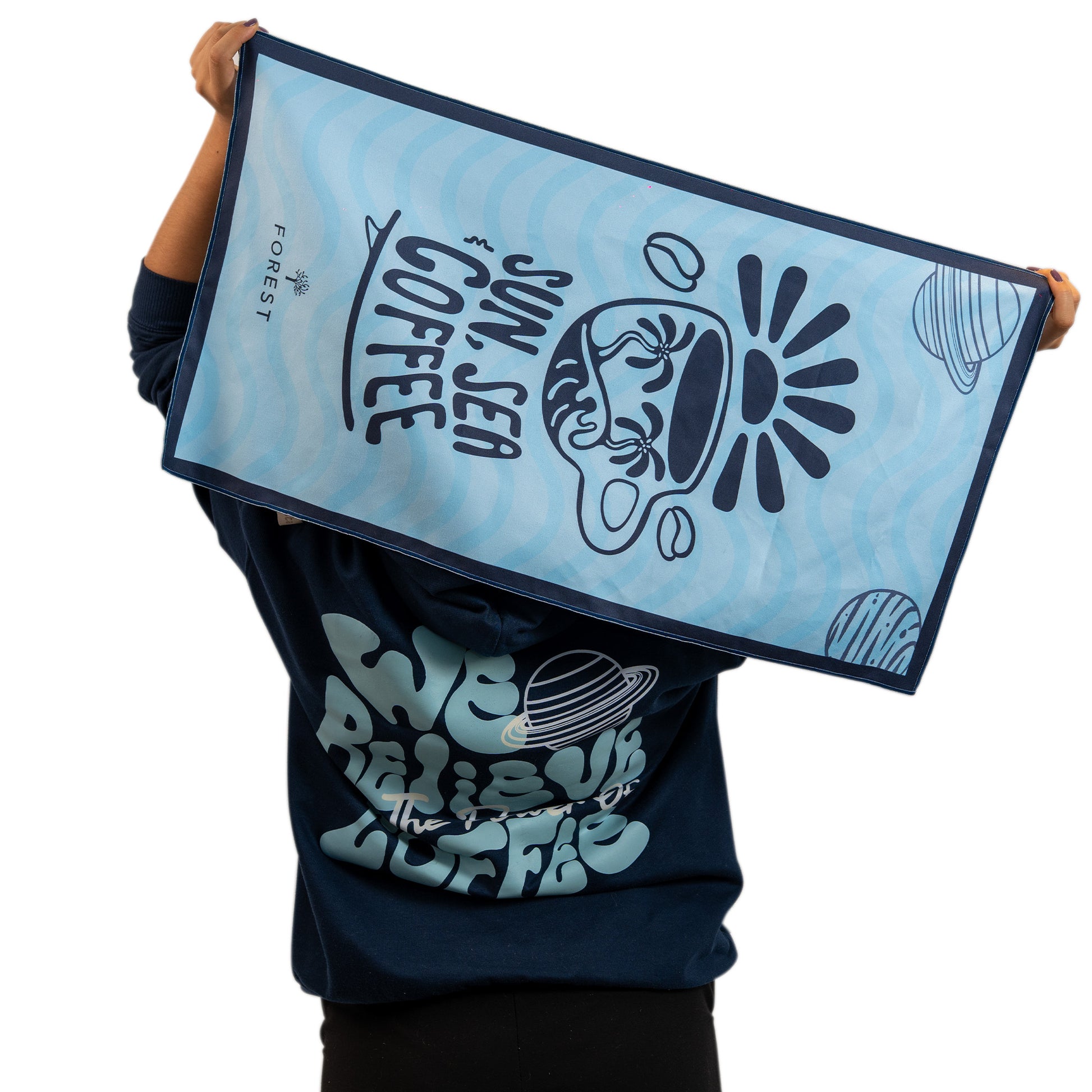 TRAVEL TOWEL FOREST SUMMER DROP